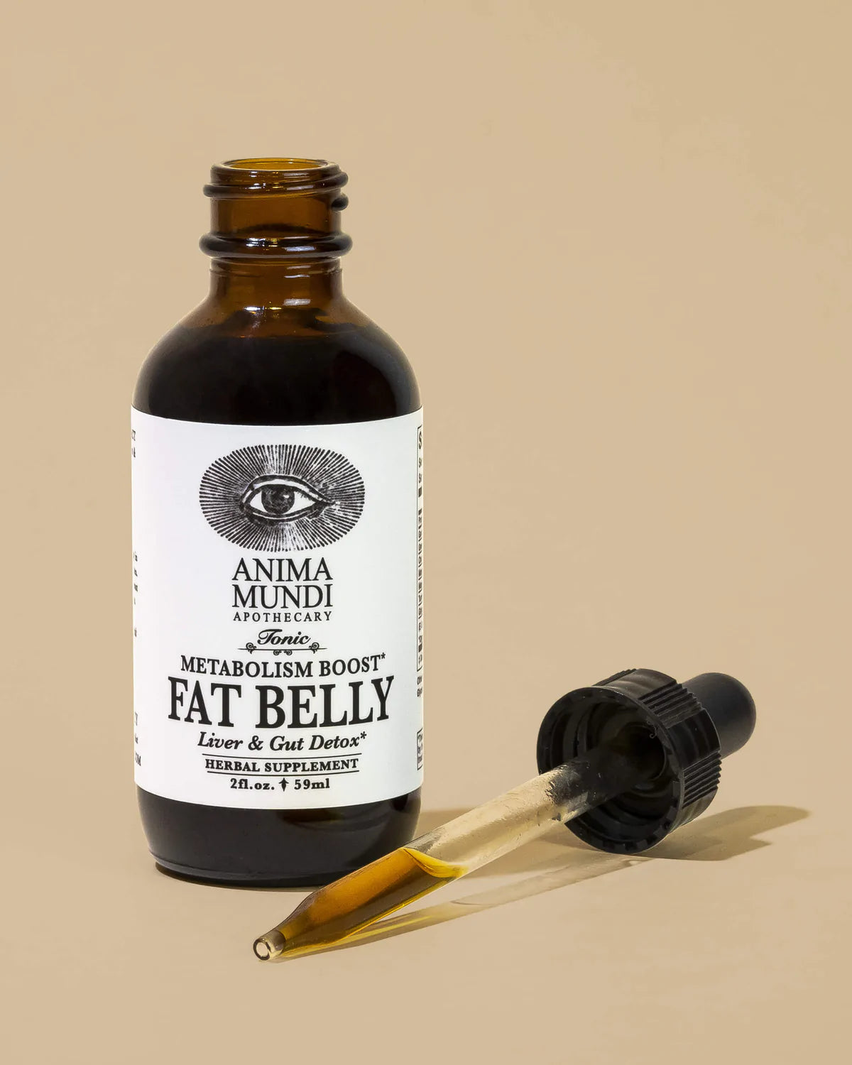 FAT BELLY TONIC: Liver Support + Metabolism Booster