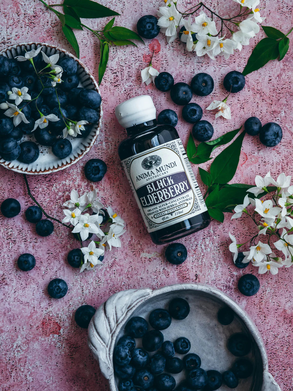 Black elderberry syrup | vegan + organic antivirals