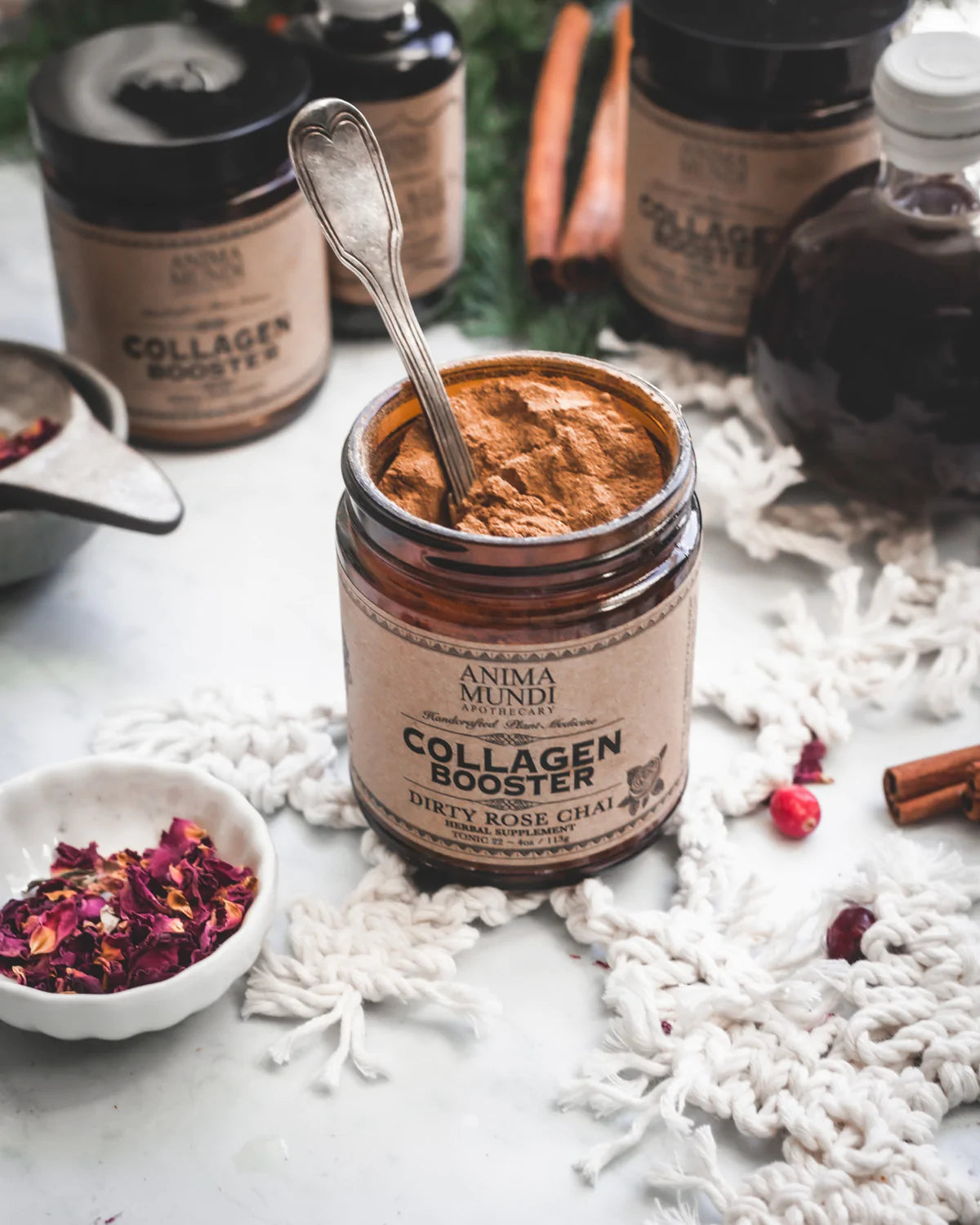 COLLAGEN BOOSTER Dirty Rose Chai: Plantbased