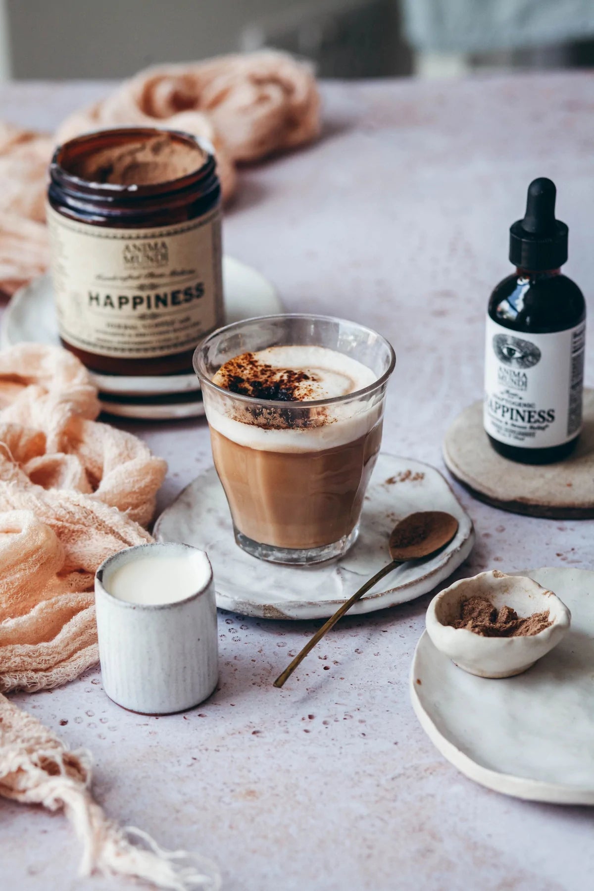 HAPPINESS Powder: Herbal Coffee, Serotonin + Dopamine